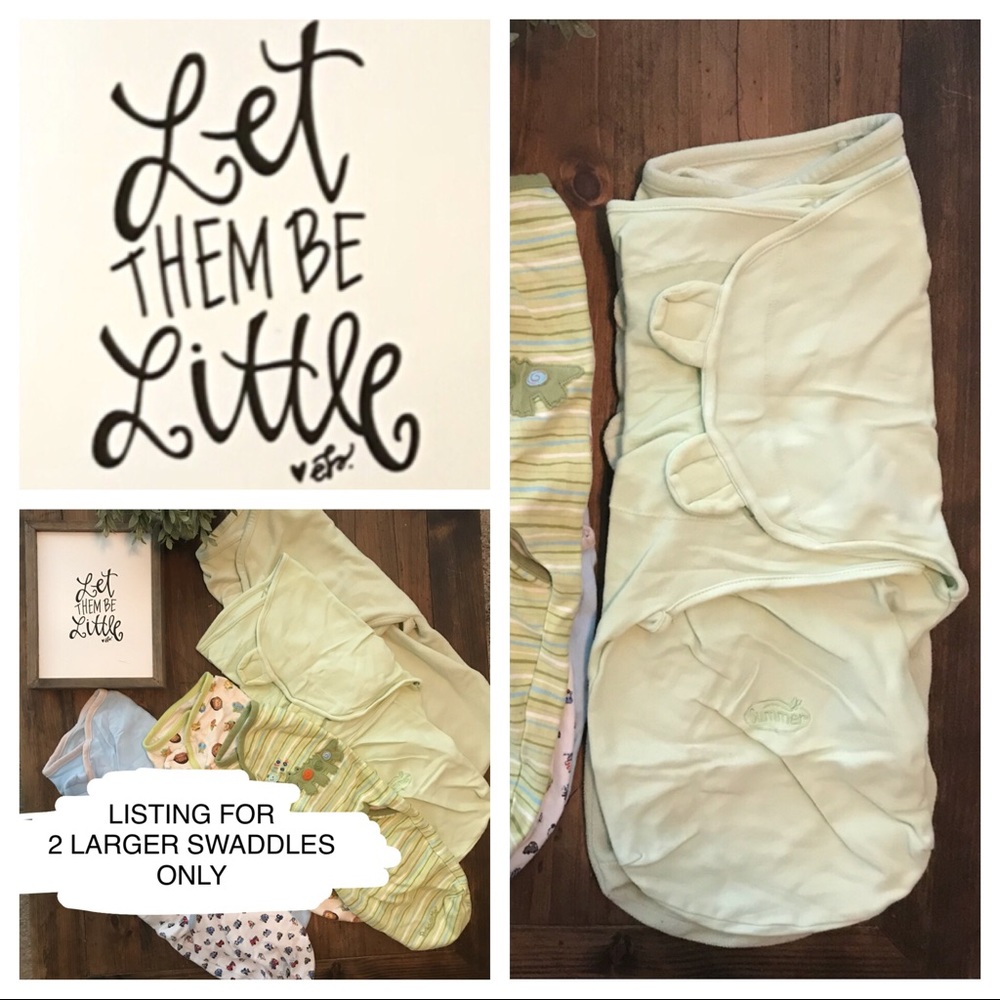 2 Large Swaddles